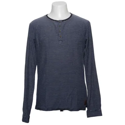 Henley shirt (Blue, White) from Scotch & Soda Cotton, Elastane