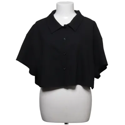 Short sleeve shirt (Black) from Shein Curve Polyester