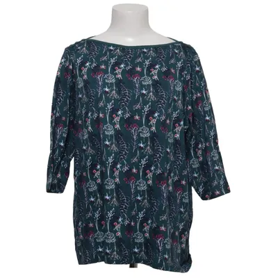 Blus (Grön, Flerfärgad) från Cotton Traders Bomull