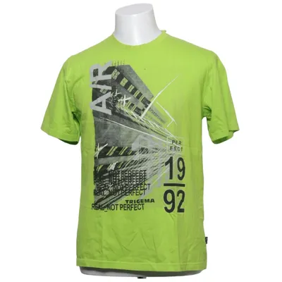 T-shirt (Groen) van Trigema Katoen