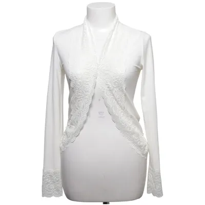 Cardigan (White) from Cream Elastane, Polyamide, Viscose