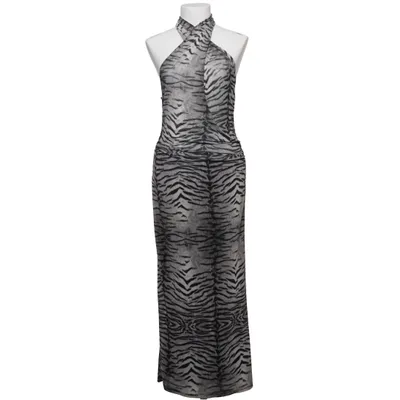 Långklänning (Grå, Svart) från Zara Elastan, Polyester