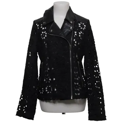 Bikerjakke (Sort) fra Holly Bracken Polyester, Polyurethan, Viscose
