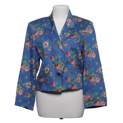 Blazer (Blue, Multicolored) from Apostrophe Cotton