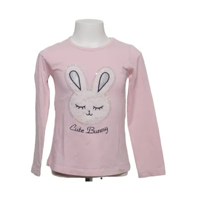 Lange mouwen shirt (Roze) van Breeze Girls Katoen, Elastaan