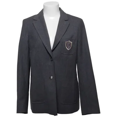 Blazer (Gris) de Prêt à Porter Acétate, Élasthane, Polyamide, Polyester, Laine