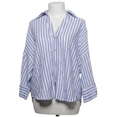 Shirt (Blauw, Wit) van Zapa Linnen, Viscose