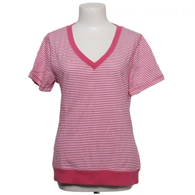 T-shirt (Rose, Blanc) de Anne L Coton
