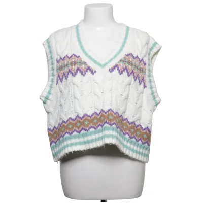 Slipover (Vit, Flerfärgad) från Zara Akryl, Bomull, Polyamid, Polyester