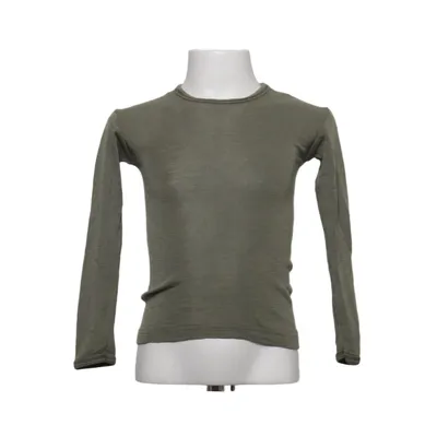 T-shirt à manches longues (Vert) de Engel Soie, Laine