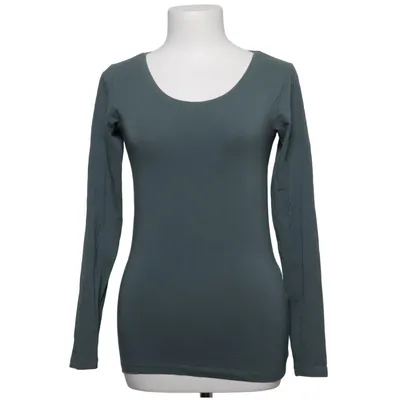 Langærmet t-shirt (Grøn) fra ONLY Bomuld, Elastan