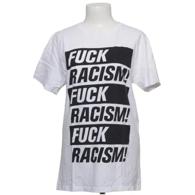 T-shirt (Vit, Svart) från Dedicated Ekologisk bomull