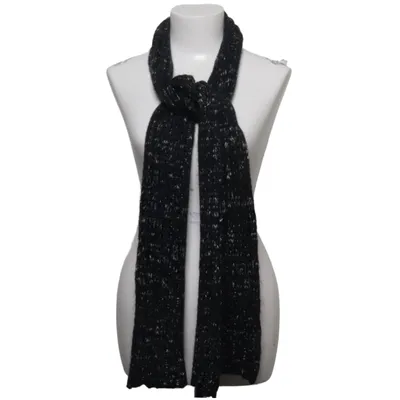 Écharpe (Noir, Blanc) de Flash Acrylique, Coton, Mohair, Polyamide, Laine