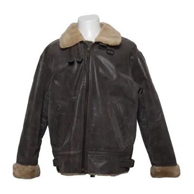 Shearling jacket (B-3) from Le Frog Acrylic, Leather