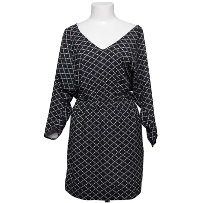 Dress (Black, White) from NLY Design Polyester