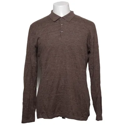 Rugby shirt (Bruin) van John Henric Katoen, Linnen