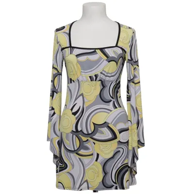 Dress (Yellow, Gray, Black) from KDK London Elastane, Polyester