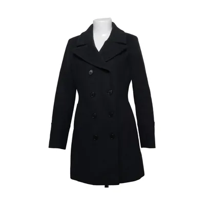 Coat (Black) from Capture Polyester, Wool