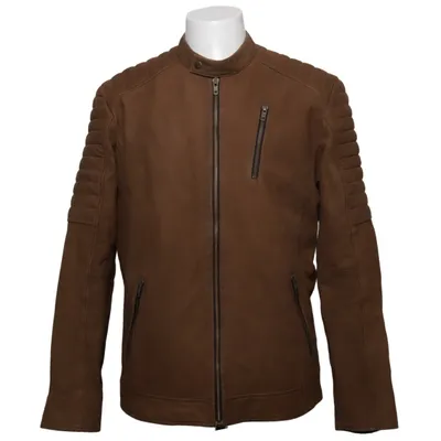 Læderjakke (Brun) fra Jack & Jones Læder