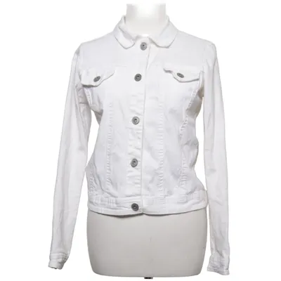 Denim jacket (White) from Baccini Cotton, Elastane