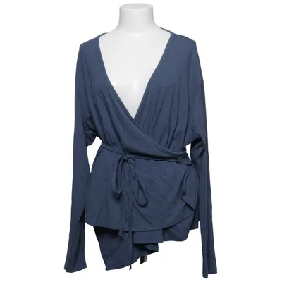 Wikkelblouse (Blauw) van Cubus