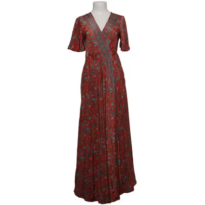 Maxi jurk (Rood, Meerkleurig) van Nini Viscose