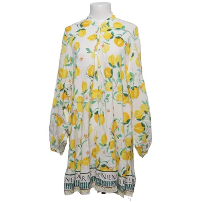 Dress (White, Yellow) from H&M Cotton, Viscose