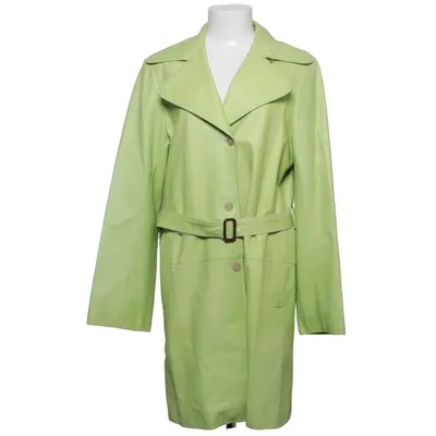 Leather coat (Green) from Bonnie Leather, Viscose