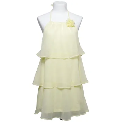 Halternek jurk (Geel) van Pieces Gerecycled polyester