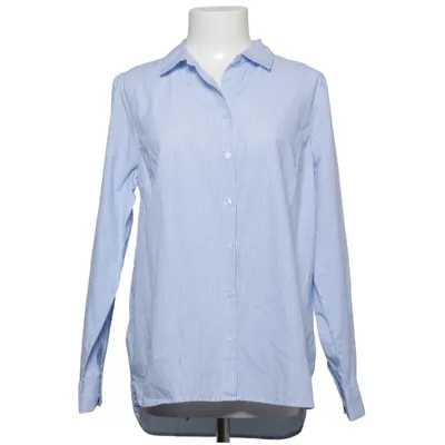 Shirt (Blue, White) from Flash Woman Cotton