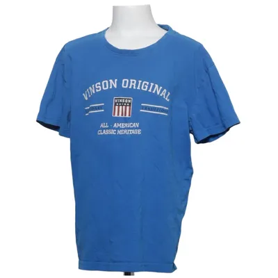 T-shirt (Blauw) van Vinson Katoen