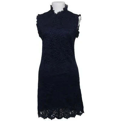 Robe (Bleu) de Sandro Coton, Polyamide, Polyester, Soie, Viscose