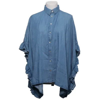 Denim blouse (Blauw) van Zara Woman Lyocell