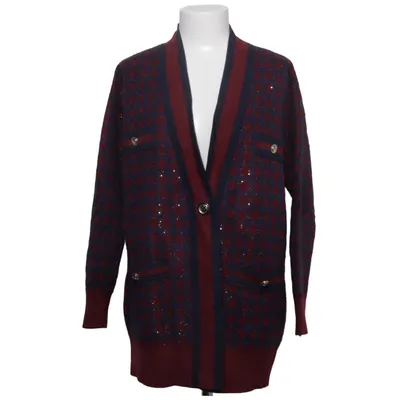 Cardigan (Blå, Rød, Flerfarvet) fra Sandro Akryl, Bomuld, Elastan, Mohair, Polyamid, Polyester, Uld