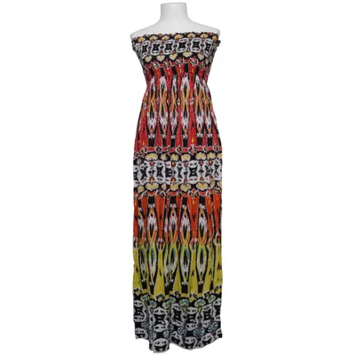 Maxi jurk (Rood, Geel, Meerkleurig) van Angie Viscose