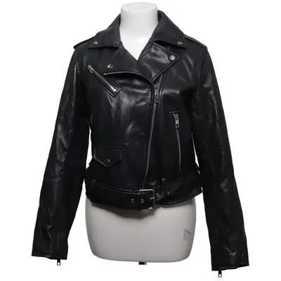 Bikerjakke (Sort) fra Zara Polyester, Polyurethan