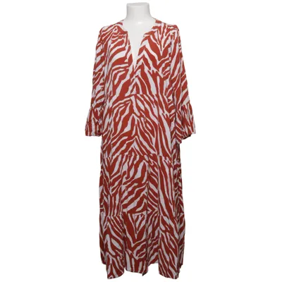 Jurk (Wit, Bruin) van Rainbow Viscose
