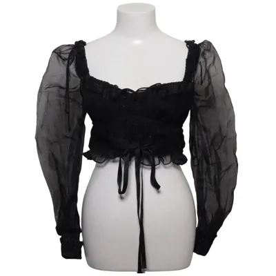 Crop top (Svart) från For Love & Lemons Elastan, Lyocell, Återvunnen polyester, Viskos