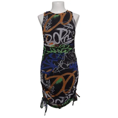 Jurk (Zwart, Meerkleurig) van Cropp Elastaan, Polyester