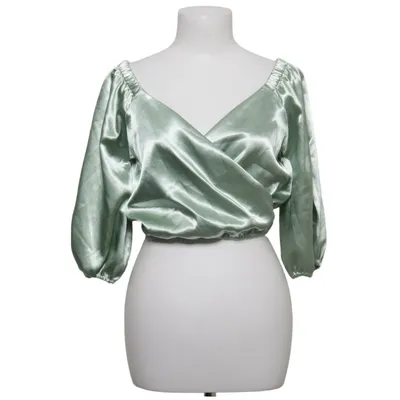 Blus (Grön) från Bik Bok Elastan, Polyester