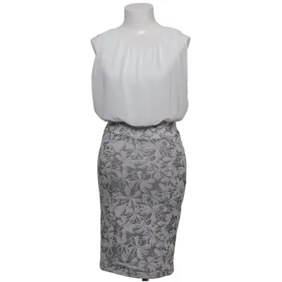 Dress (White, Gray) from Love Culture Cotton, Elastane, Polyester