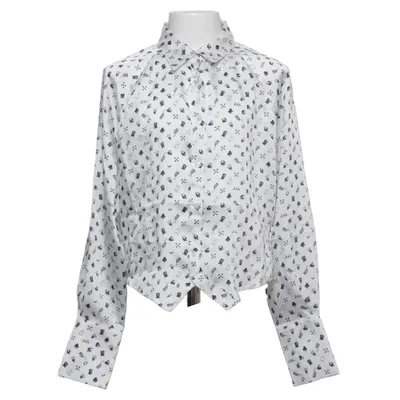 Shirt (Wit, Blauw) van John Galliano Polyester