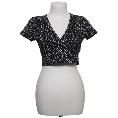 Haut (Noir, Blanc) de 24Colours Coton, Élasthane