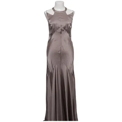 Dress (Beige) from Topshop Elastane, Silk