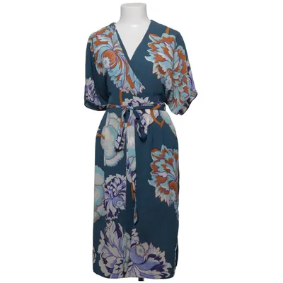 Robe portefeuille (Bleu, Multicolore) de ASOS Élasthane, Polyester