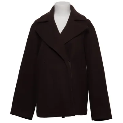 Coat (Brown) from Pernilla Wahlgren Design Polyester, Wool