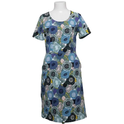 Robe (Bleu, Noir, Multicolore) de Zilch Élasthane, Coton biologique