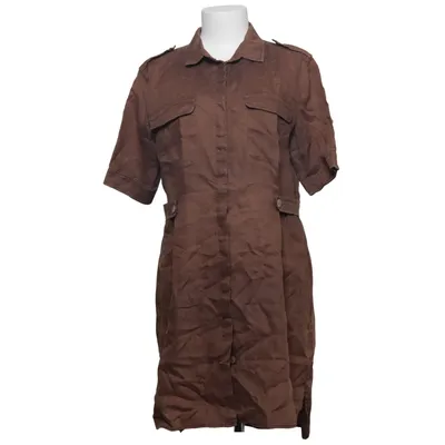 Shirt dress (Brown) from Stile Benetton Linen