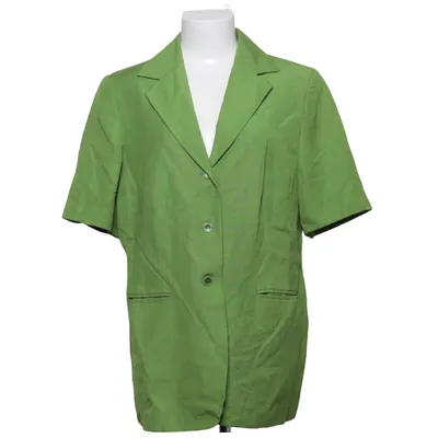 Blazer (Green) from Vittoria Verani Linen, Viscose