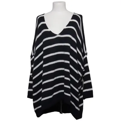 Pull-over (Bleu, Blanc) de Flair Acrylique, Coton, Polyamide, Viscose
